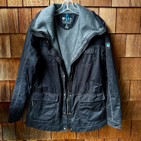 Kuhl Born In The Mountains Black/Gray Projekt Jacket in Women's Large - Picture 1 of 14